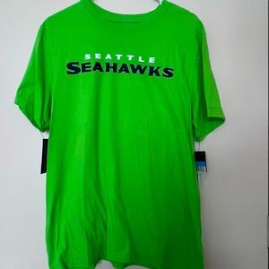 🏈 Men's Seattle Seahawks Nike Neon Green Sideline Player T-Shirt MEDIUM NWT